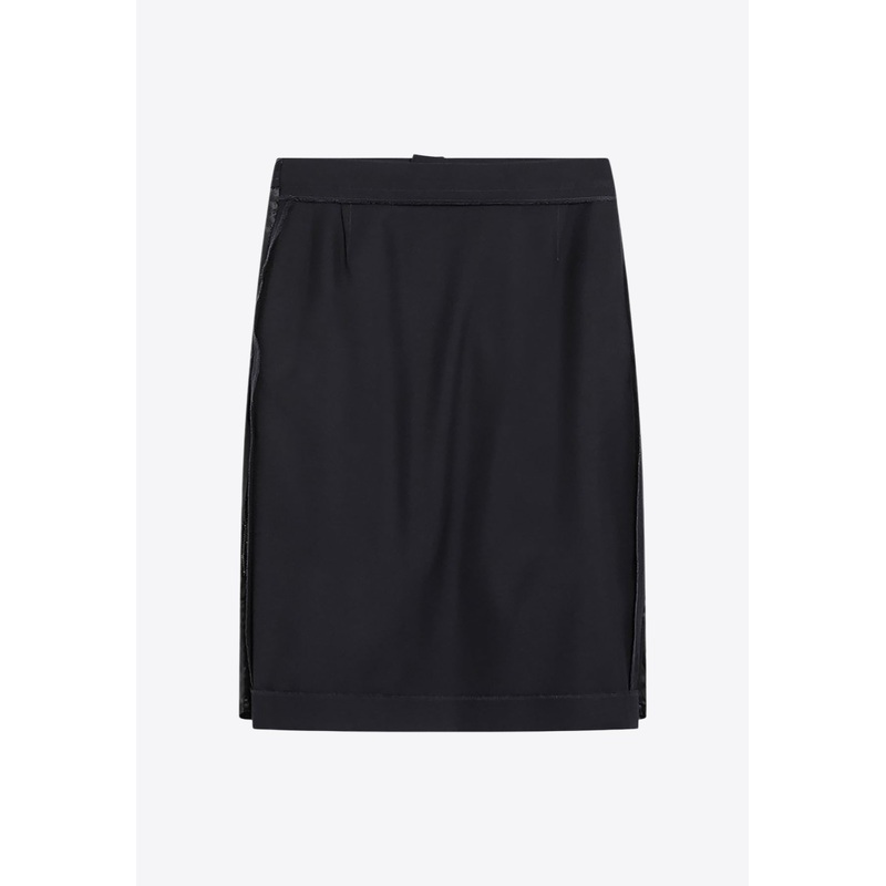 Paneled Pencil Skirt