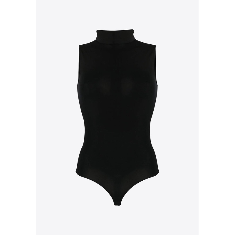 Sleeveless High-Neck Bodysuit