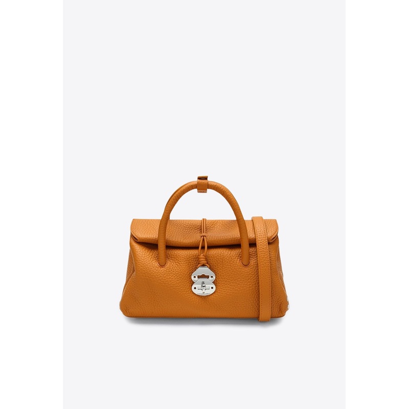 Small Dotta Leather Top Handle Bag