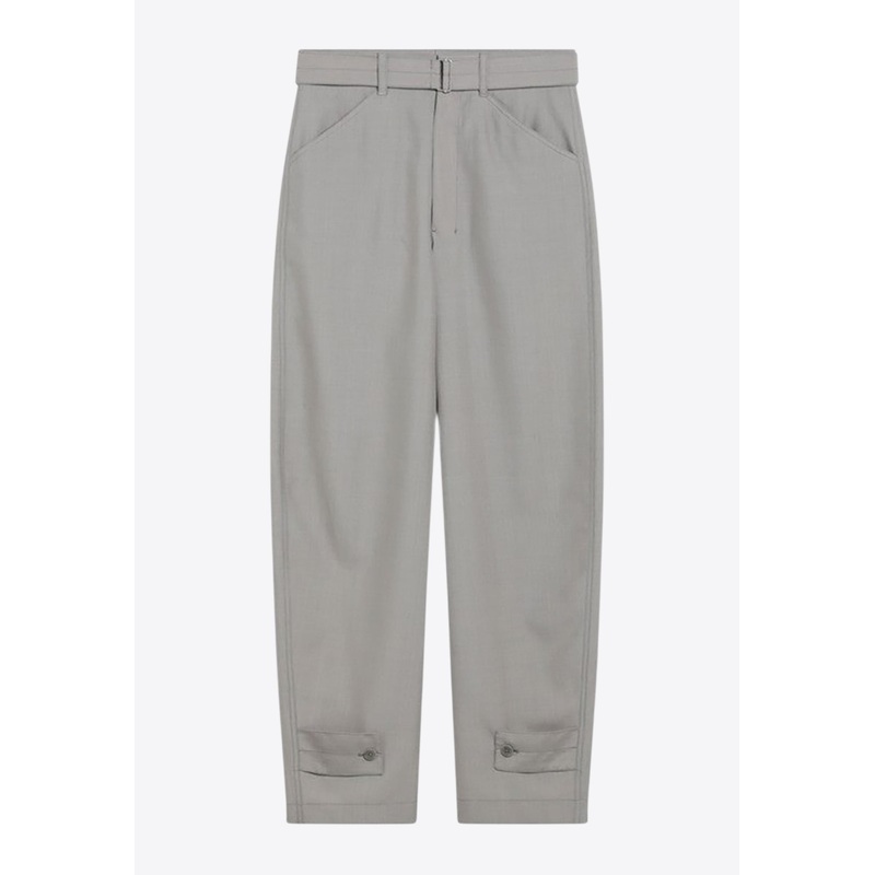 Tailored Pants with Ankle-Tabs