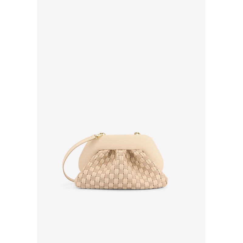 Tia Faux Leather Clutch Bag