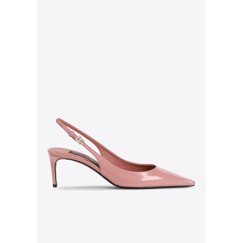 70 Patent Leather Slingback Pumps