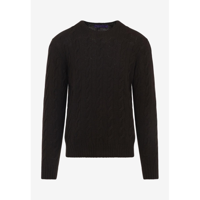 Cable Pullover Cashmere Sweater