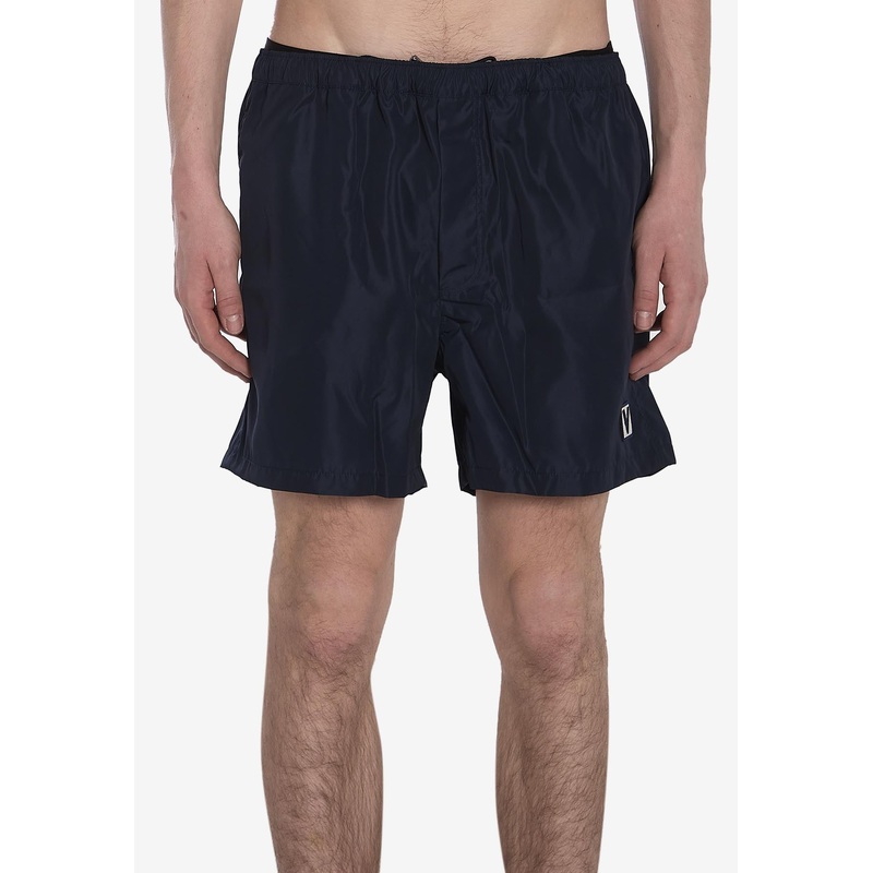 Chez Logo Patch Swim Shorts