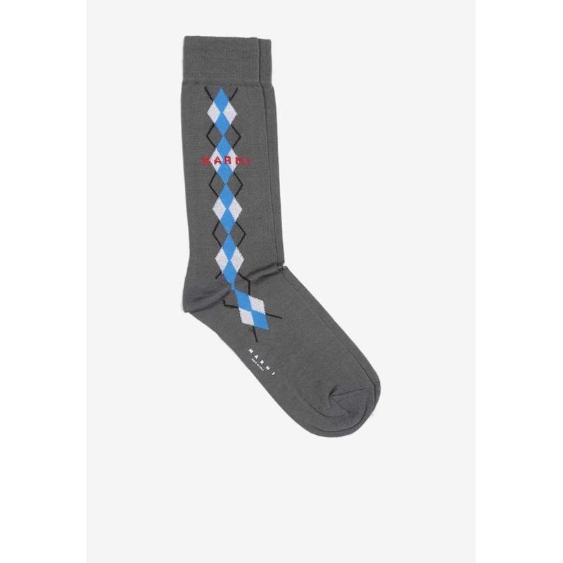Logo Ribbed Socks