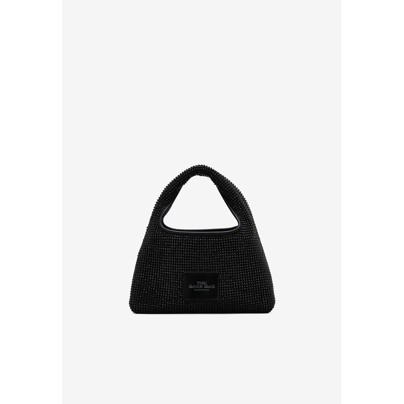 Mini Rhinestone Embellished Sack Bag