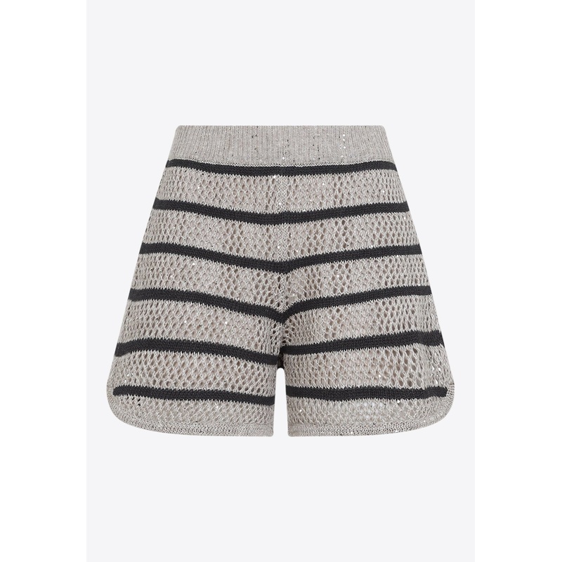 Striped Knit Short