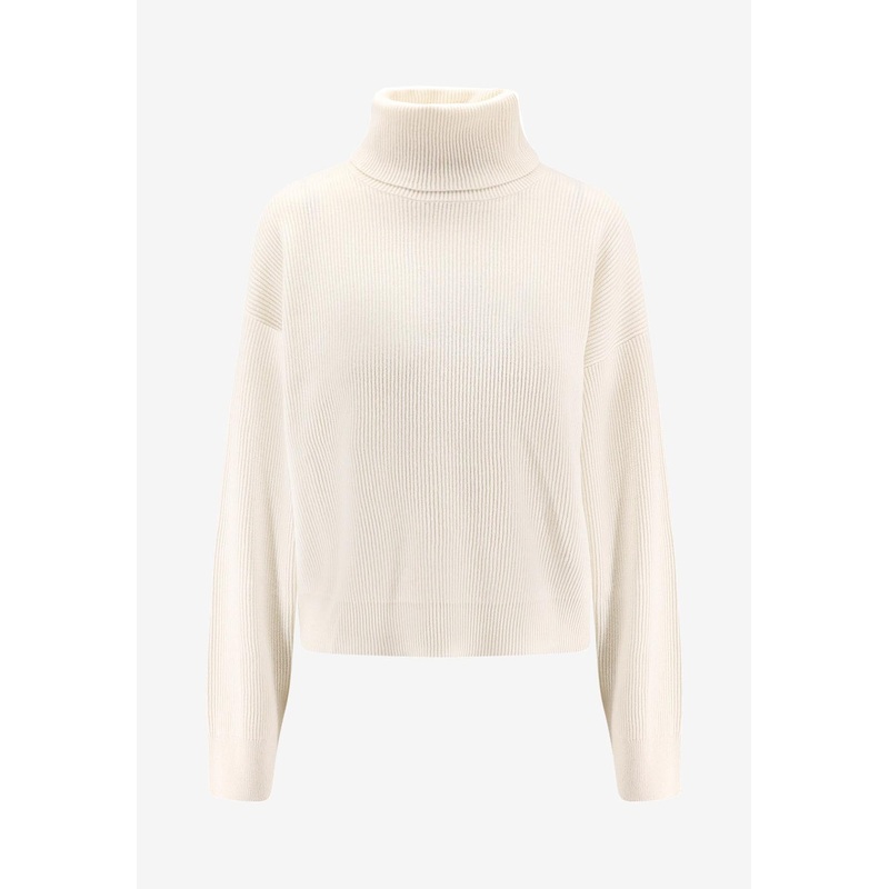 Wool and Silk Turtleneck Sweater