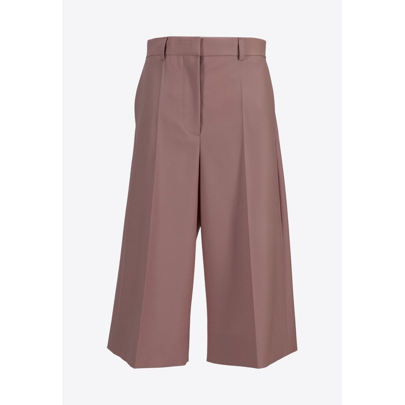 Wool Culotte Pants