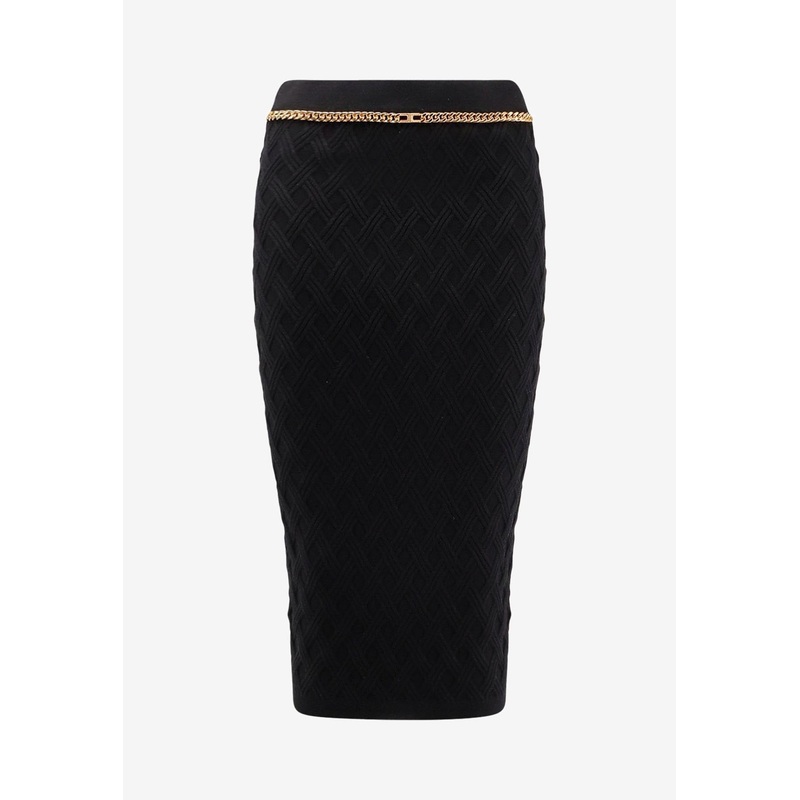 3D Knit Pencil Skirt