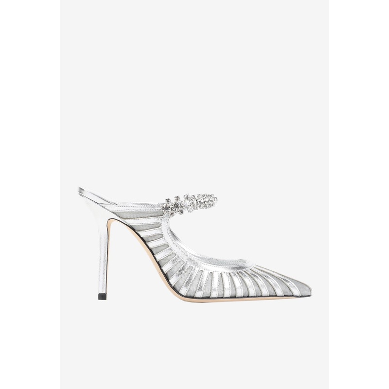 Bing 100 Crystal-Embellished Mules