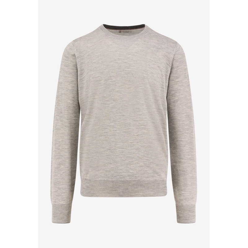 Cashmere-Blend Crewneck Sweater