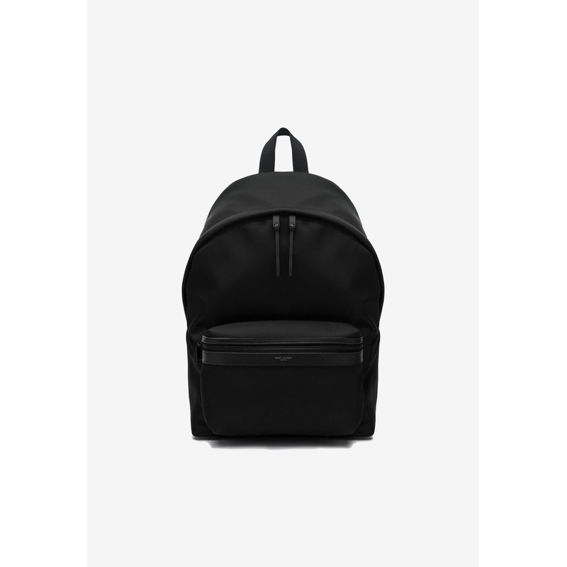 City Leather and Nylon Backpack