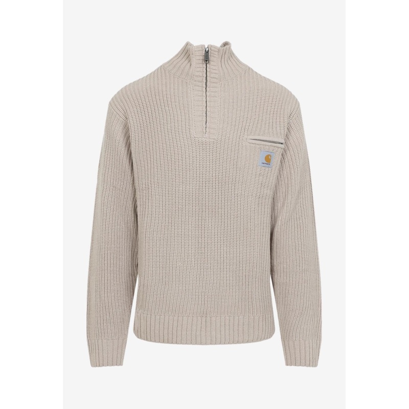 Detroit Half-Zip Knitted Sweater