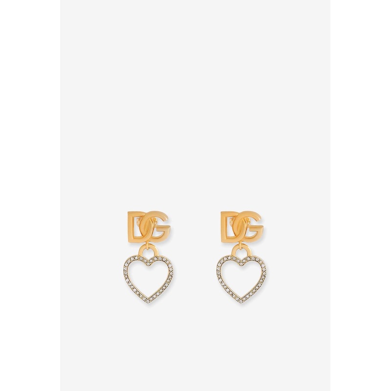DG Logo and Heart Earrings