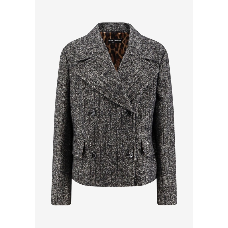 Double-Breasted Oversized Wool Coat