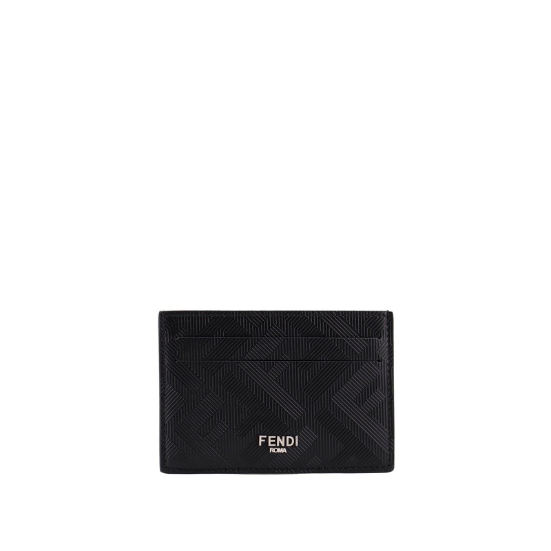 FF Motif Leather Cardholder
