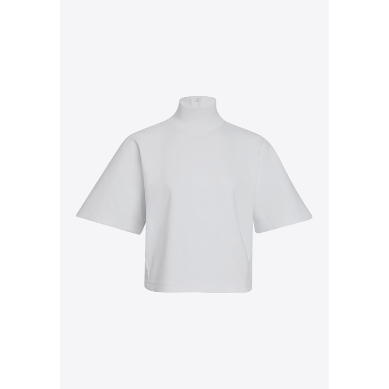 High-Neck Cropped Top