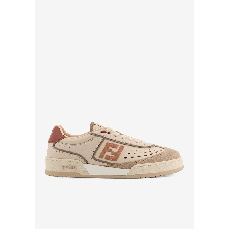 Match Leather and Suede Sneakers