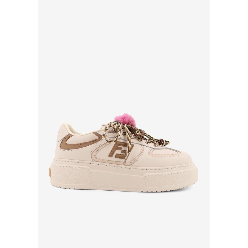 Match Platform Sneakers with Charm