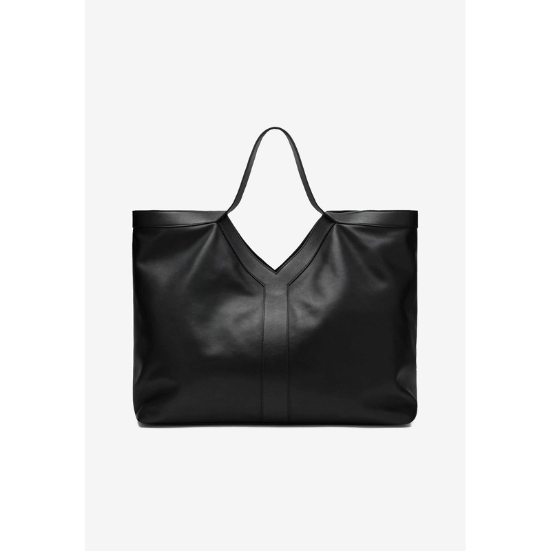 Maxi Y Leather Tote Bag