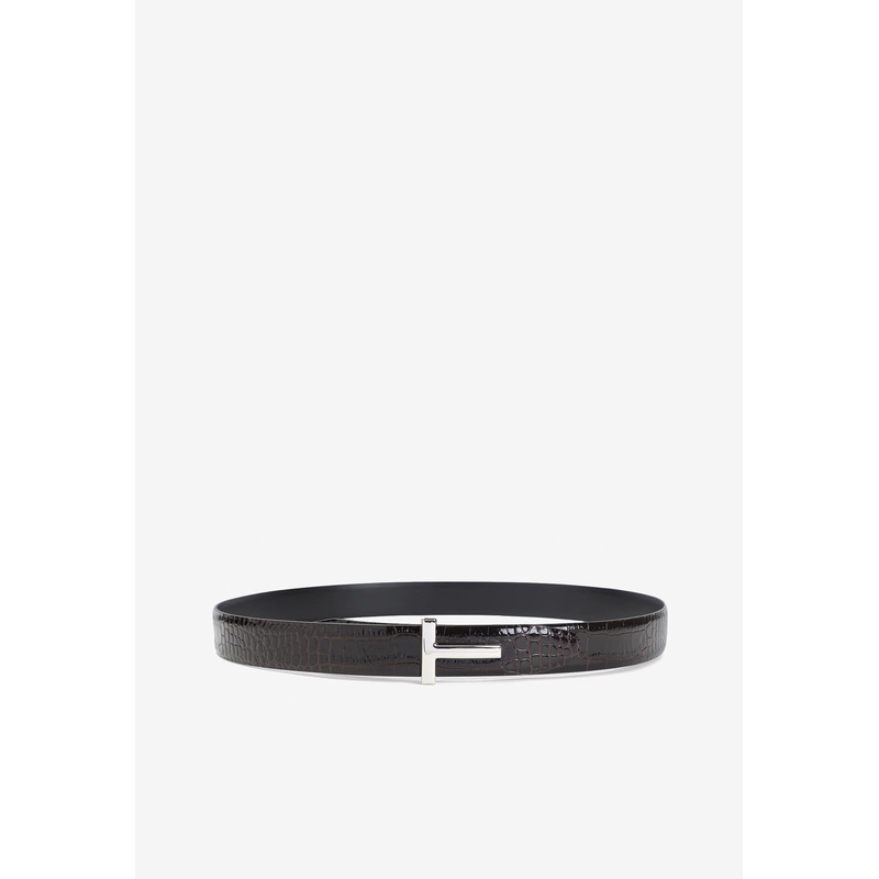 T-Buckle Leather Belt