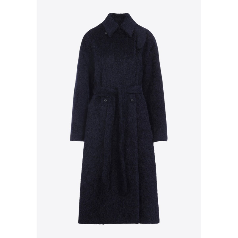 Alpaca Blend Belted Coat