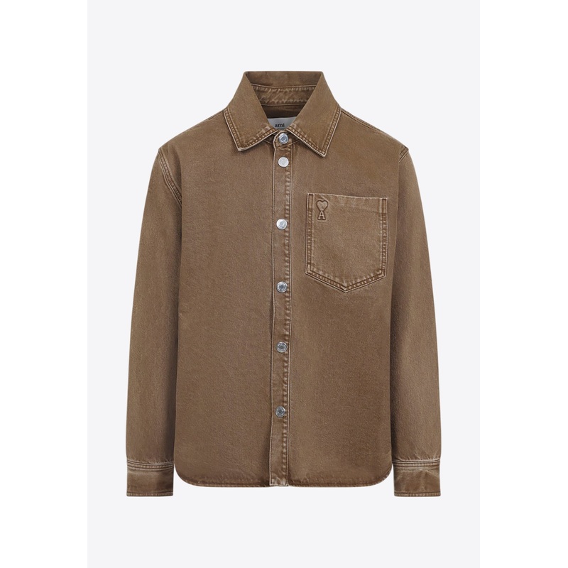 Ami De Coeur Faded Denim Jacket