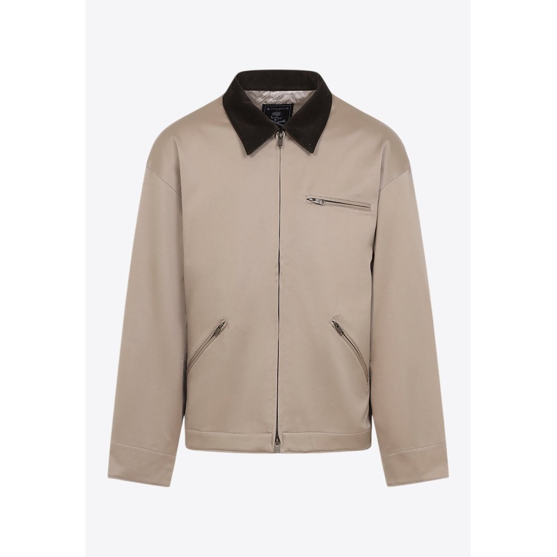 Aviator Jacket with Skull-Print