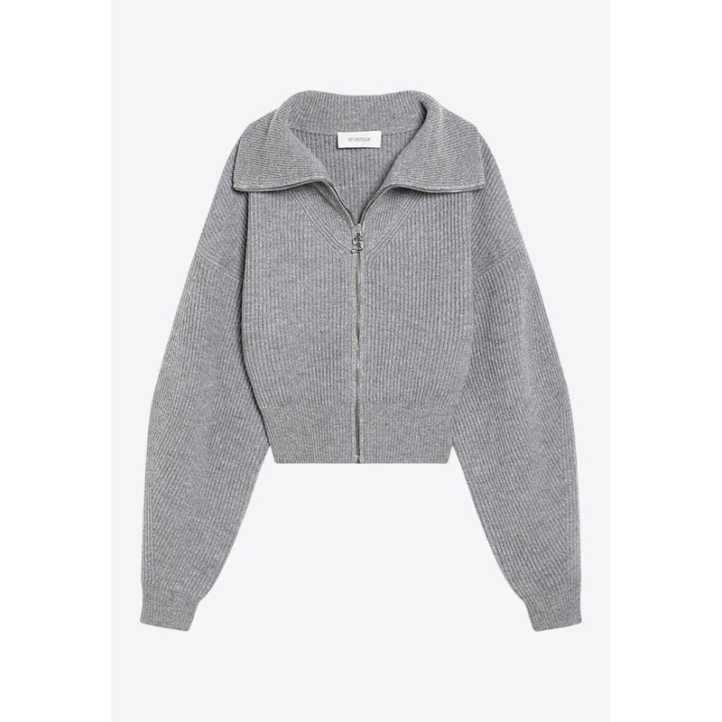Calipso Zip-Up Knitted Cardigan