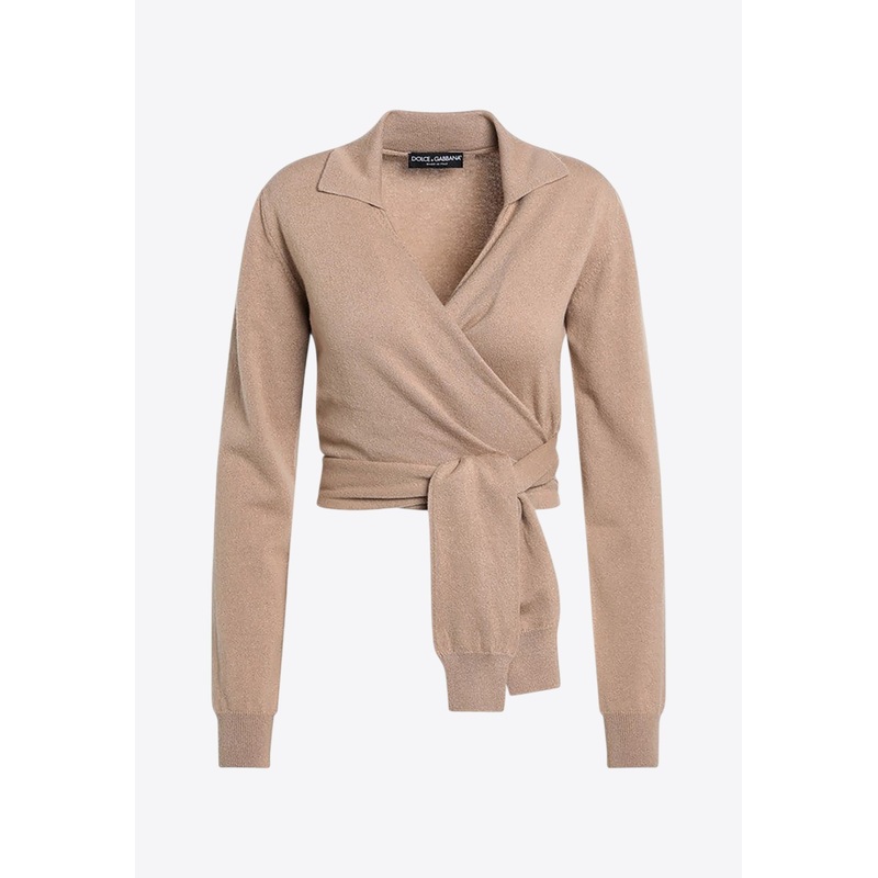 Cashmere Knit Cropped Top