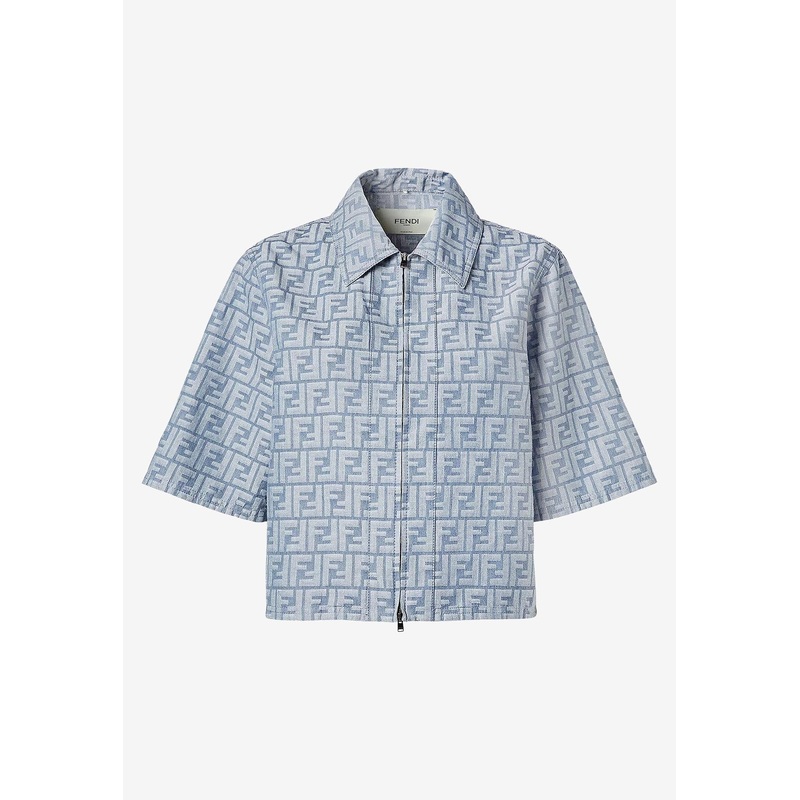 FF Monogram Cropped Jacket