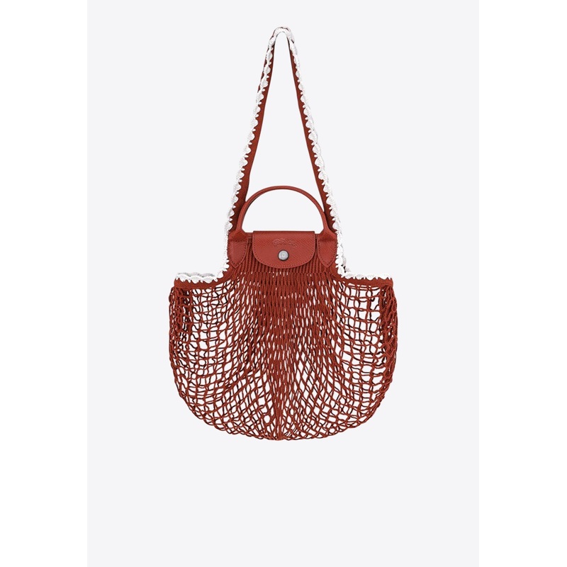 Large La Pliage Mesh Handbag