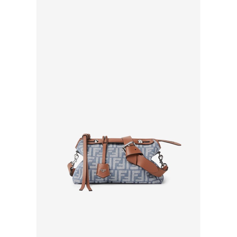 Medium By The Way FF Jacquard Denim Crossbody Bag