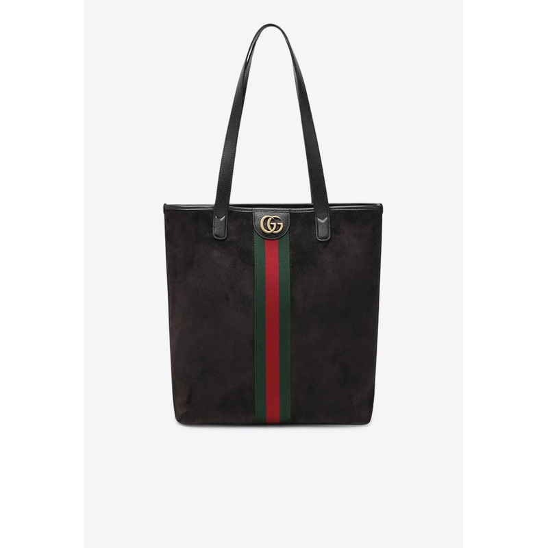 Medium Ophidia Suede Tote Bag