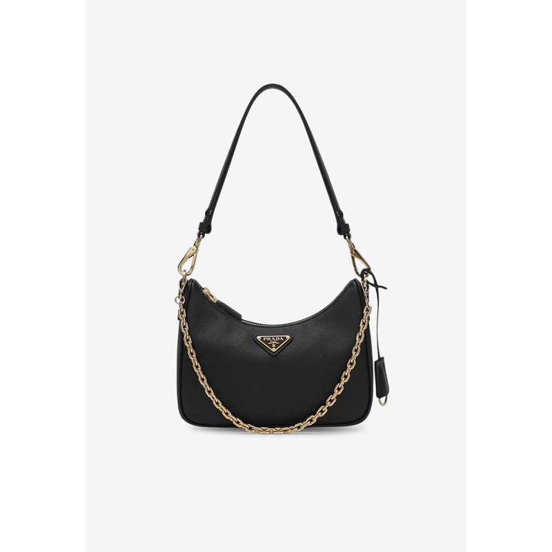 Mini Re-Edition Shoulder Bag in Saffiano Leather