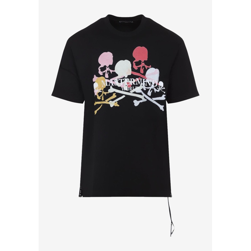 Multi Skulls Print T-shirt