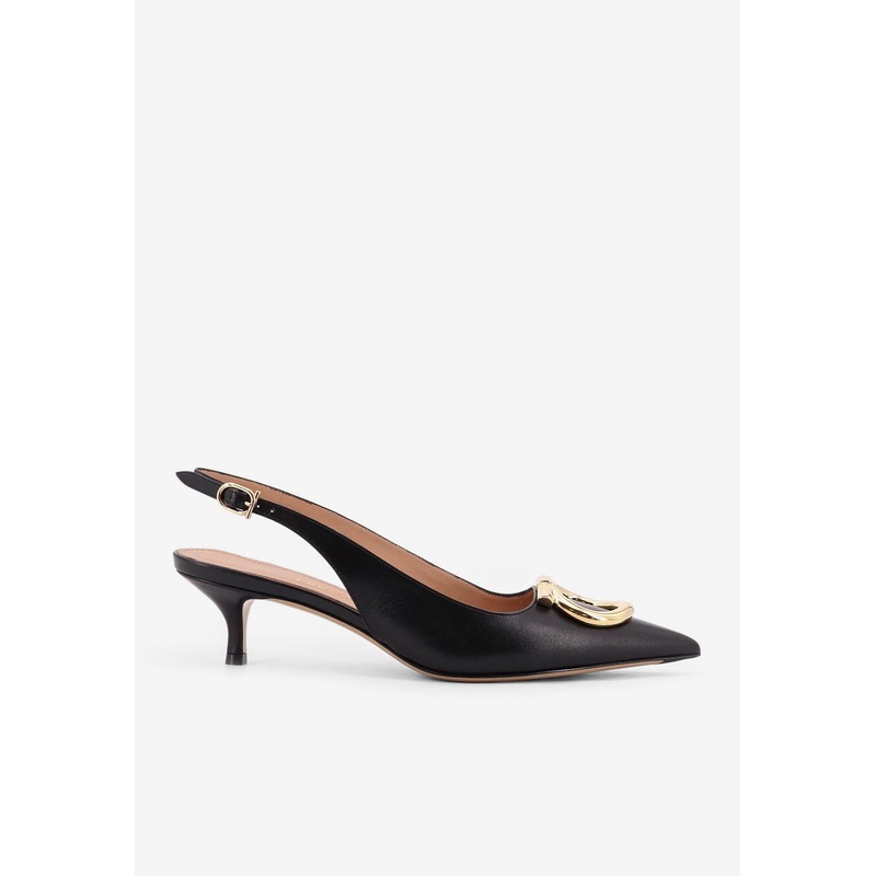 Sara 40 Maxi Gancini Slingback Pumps