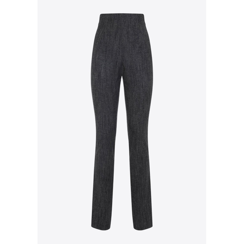 Skinny Wool Pants