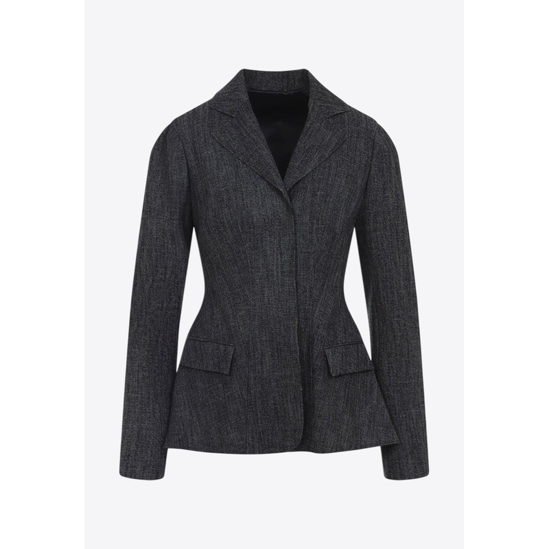 Wool-Blend Blazer