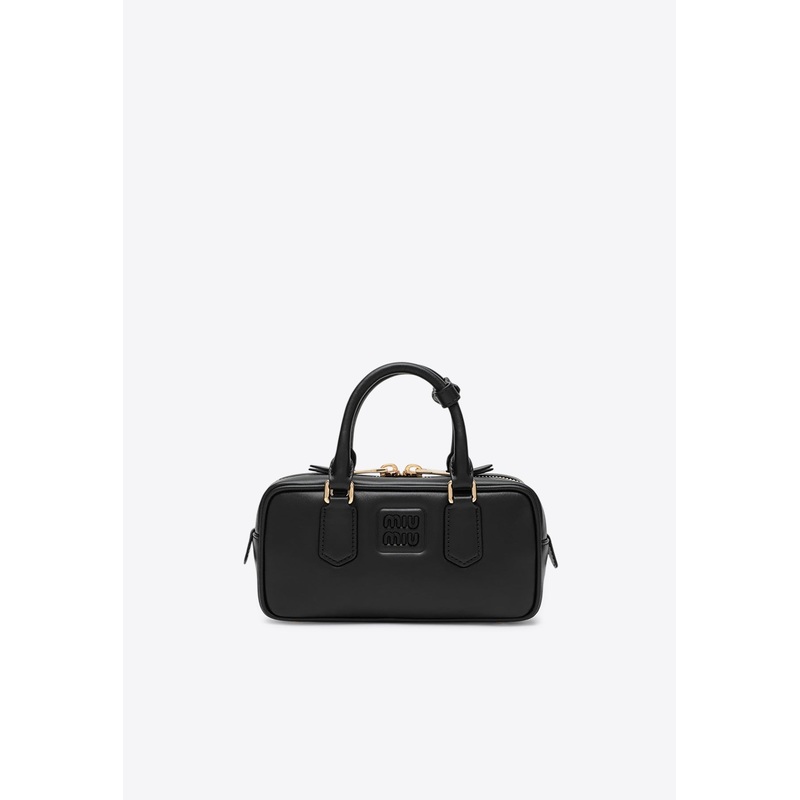 Arcadie Leather Top Handle Bag