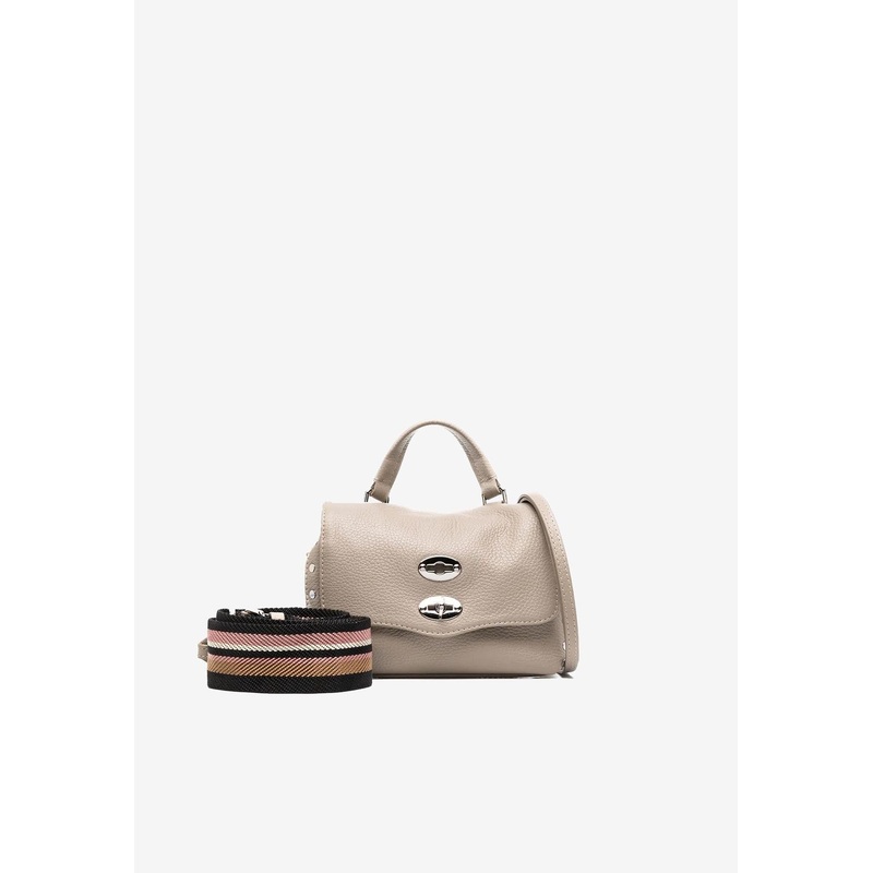 Baby Postina Daily Pebbled Leather Top Handle Bag