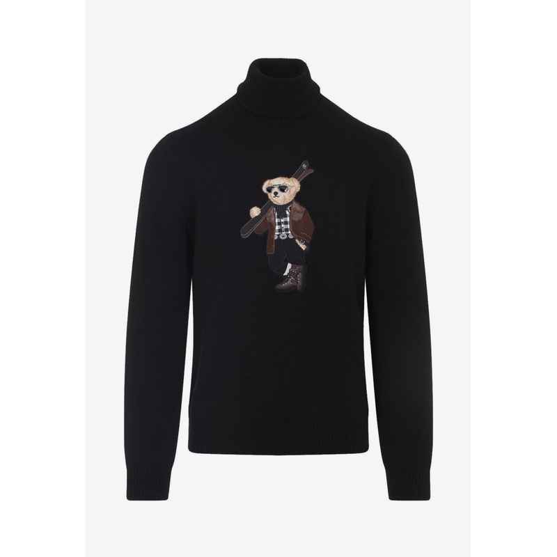 Bear High-Neck Sweater