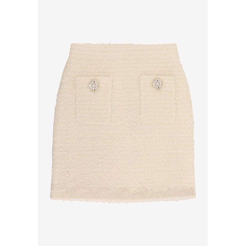 Boucl Tweed Mini Skirt