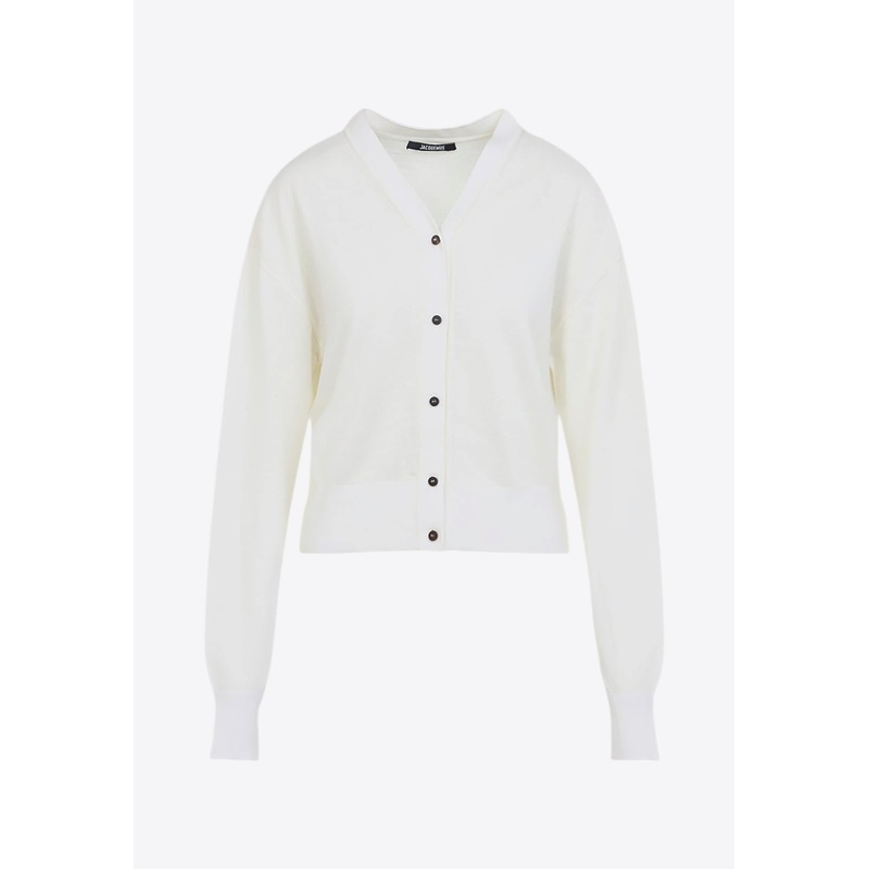 Brode Wool V-neck Cardigan