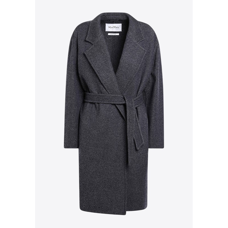 Carnia Wool Coat with Denim-Effect