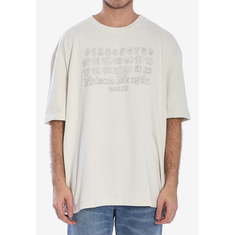 Embroidered Numbers T-shirt