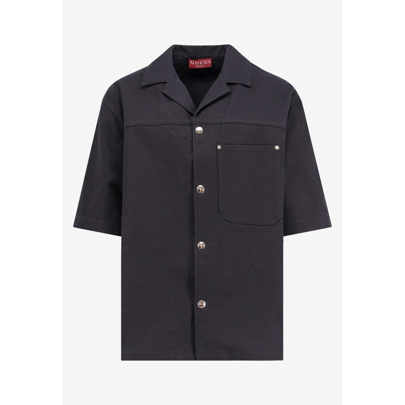 GG Jacquard Short-Sleeved Shirt