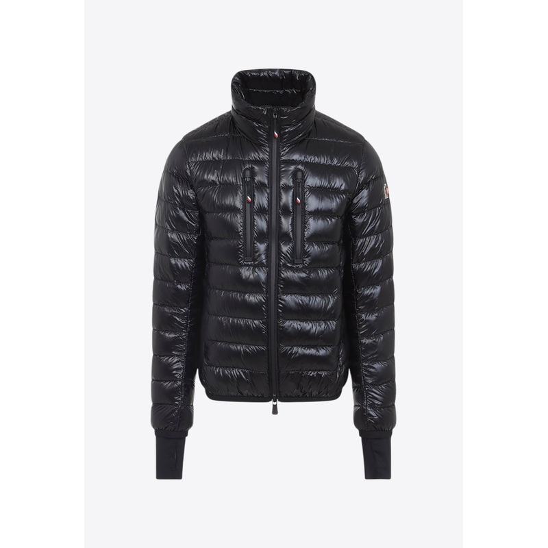 Hers Padded Down Jacket with Logo-Patch