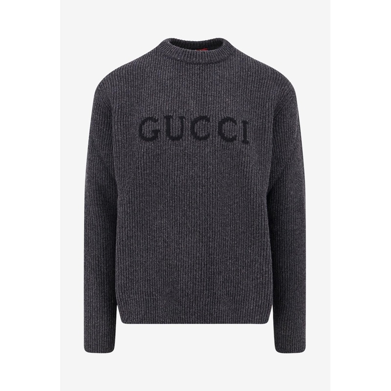 Lettering Logo Wool Sweater